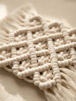 Macrame Coaster – Unique Handmade Table Decor - Image 3