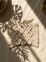 Macrame Coaster – Unique Handmade Table Decor - Image 5