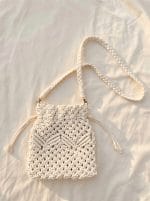Macrame Crossbody Bag – Handmade Cotton Summer Purse