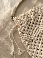 Macrame Crossbody Bag – Handmade Cotton Summer Purse - Image 6