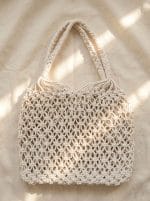 Macrame Market Bag – Handmade Cotton Tote for Everyday Carry