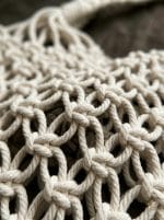 Macrame Market Bag – Handmade Cotton Tote for Everyday Carry - Image 4