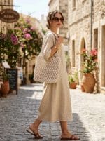 Macrame Market Bag – Handmade Cotton Tote for Everyday Carry - Image 5