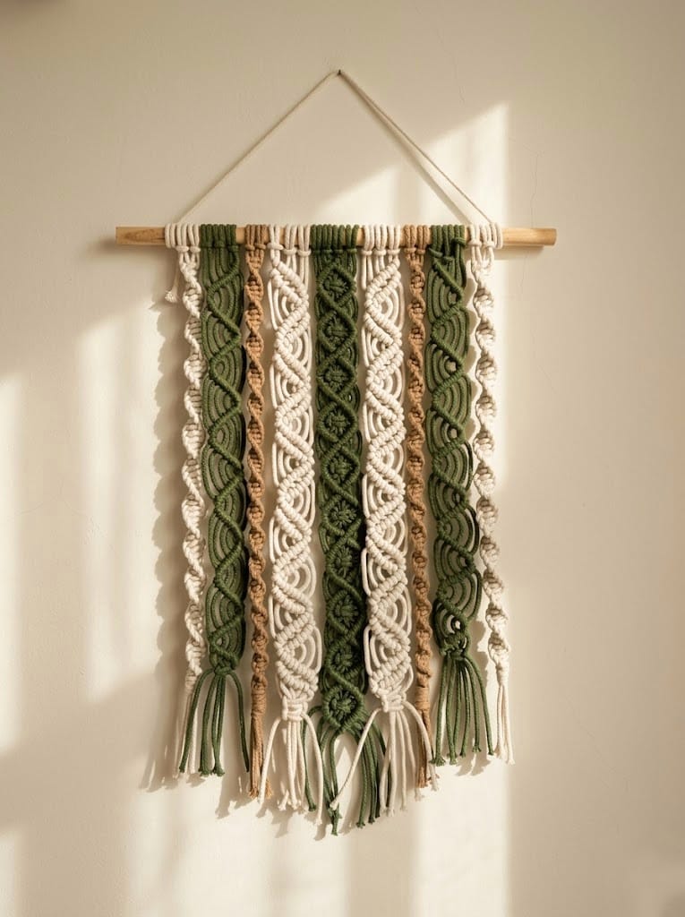 Macrame Wall Hanging – Handmade Cotton Art for Your Home