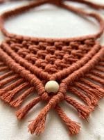 Macrame Pet Bandana – Handmade Cotton Scarf for Stylish Pets - Image 4