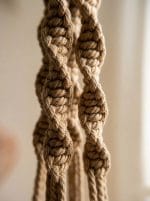 Macrame Plant Hanger – Handmade Cotton Pot Holder - Image 3