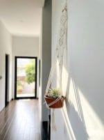 Macrame Plant Hanger – Long Handmade Cotton Rope Holder - Image 7