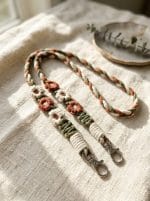 Macrame Phone Strap – Handmade Floral Cord for Everyday Use - Image 9