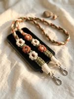 Macrame Phone Strap – Handmade Floral Cord for Everyday Use - Image 3