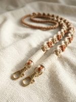 Macrame Cat Paw Phone Strap – Adjustable & Handmade - Image 3