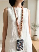 Macrame Cat Paw Phone Strap – Adjustable & Handmade - Image 4