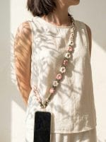 Macrame Flower Phone Strap – A Soft Handmade Hug - Image 6
