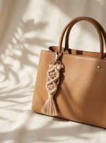Macrame Keychain – Minimalist Handmade Charm - Image 5