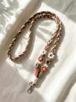 Macrame Phone Strap – Handmade Floral Cord for Everyday Use