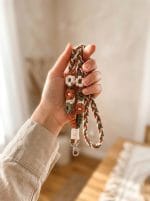 Macrame Phone Strap – Handmade Floral Cord for Everyday Use - Image 4