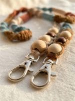 Macrame Phone Strap – Handmade Colorful Lanyard with Beads - Image 4