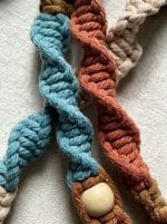 Macrame Phone Strap – Handmade Colorful Lanyard with Beads - Image 5