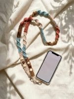 Macrame Phone Strap – Handmade Colorful Lanyard with Beads - Image 7