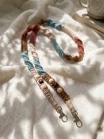 Macrame Phone Strap – Handmade Colorful Lanyard with Beads - Image 8