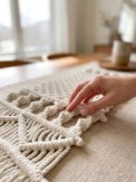 Macrame Table Runner – Handmade Cotton Décor for Cozy Tables - Image 6