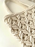 Macrame Tote Bag – Boho Knotted Cord Design - Image 5