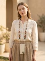 Macrame Phone Strap – Handmade Floral Cord for Everyday Use - Image 11