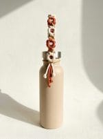 Handmade Macramé Cup & Bottle Strap with Daisy Knot Accents - Image 2