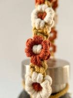 Handmade Macramé Cup & Bottle Strap with Daisy Knot Accents - Image 4