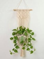 Macrame Plant Hanger – Handmade Boho Decor