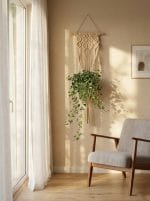 Macrame Plant Hanger – Handmade Boho Decor - Image 4
