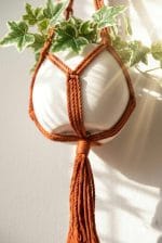 Macrame Plant Hanger – Terracotta Style - Image 5