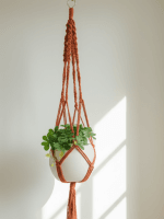 Macrame Plant Hanger – Terracotta Style - Image 2