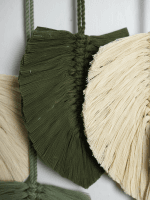 Handmade Macrame Leaf Wall Hanging – Boho Decor - Image 5