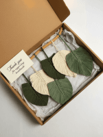 Handmade Macrame Leaf Wall Hanging – Boho Decor - Image 7