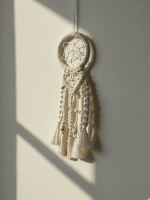 Macrame Mini Dreamcatcher – Handmade Boho Wall Décor