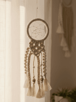 Macrame Mini Dreamcatcher – Handmade Boho Wall Décor - Image 4