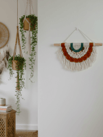 Macrame Half Mandala Wall Hanging – Handmade Boho Wall Art - Image 7