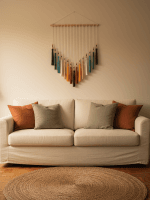 Macrame Tassel Wall Hanging – Large Boho Wall Decor - Image 3