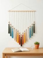 Macrame Tassel Wall Hanging – Large Boho Wall Decor - Image 8