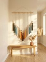 Macrame Tassel Wall Hanging – Large Boho Wall Decor - Image 9