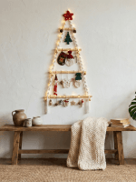 Christmas Decor Macrame Set – Handmade Ornaments & Wall Hanging - Image 2