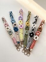 Macrame Phone Strap – Handmade Floral Phone Wrist Lanyard