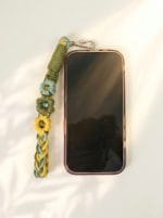 Macrame Phone Strap – Handmade Floral Phone Wrist Lanyard - Image 6