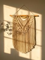 Macrame Layered Wall Hanging – Handmade Boho Wall Decor - Image 5