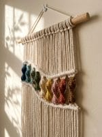 Macrame Rainbow Wall Hanging – Handmade Boho Wall Decor - Image 5