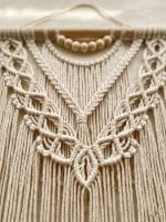 Macrame Layered Wall Hanging – Handmade Boho Wall Decor - Image 2