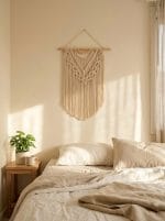 Macrame Layered Wall Hanging – Handmade Boho Wall Decor - Image 3