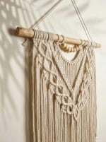 Macrame Layered Wall Hanging – Handmade Boho Wall Decor - Image 4