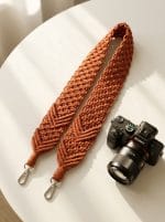 Macrame Camera Strap – Handmade Boho Camera Neck Strap - Image 2