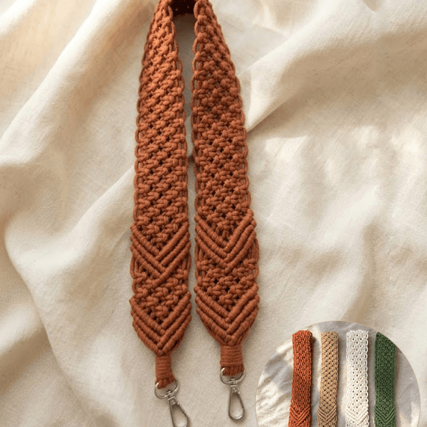 Macrame Camera Strap – Handmade Boho Camera Neck Strap